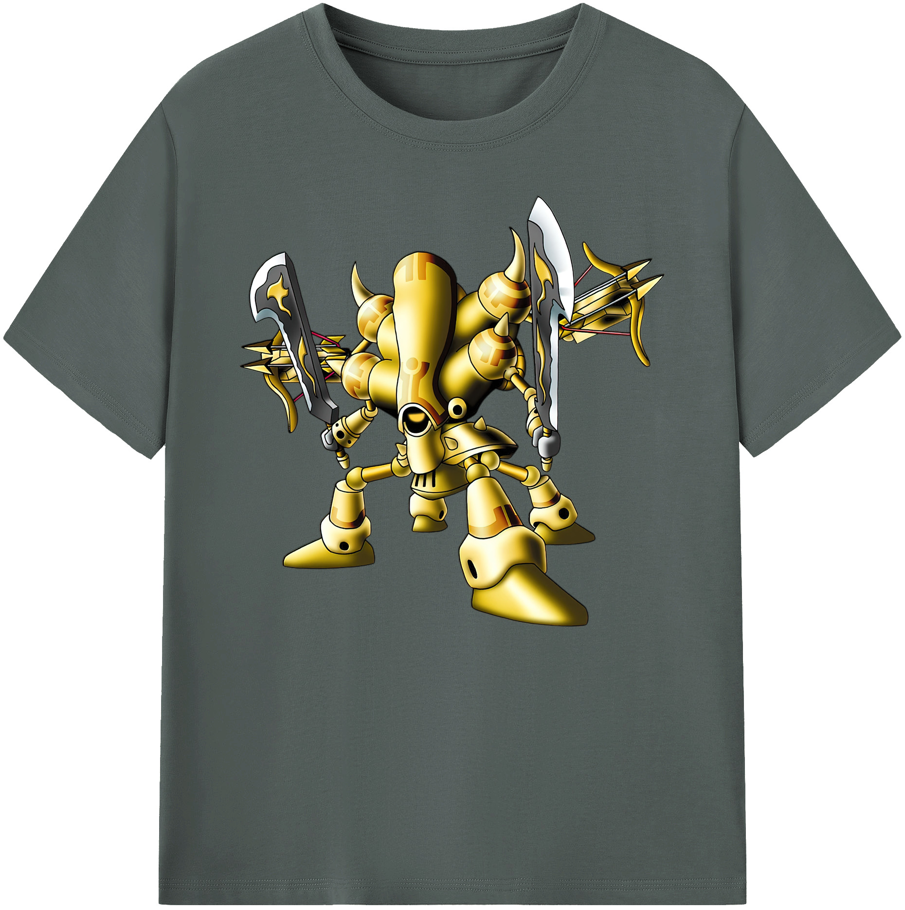 （画像用） ドラゴンクエスト Doragon Kuesuto Dragon Quest 綿100％ メンズ半袖Tシャツ｜肌触りやわらか＆通気性